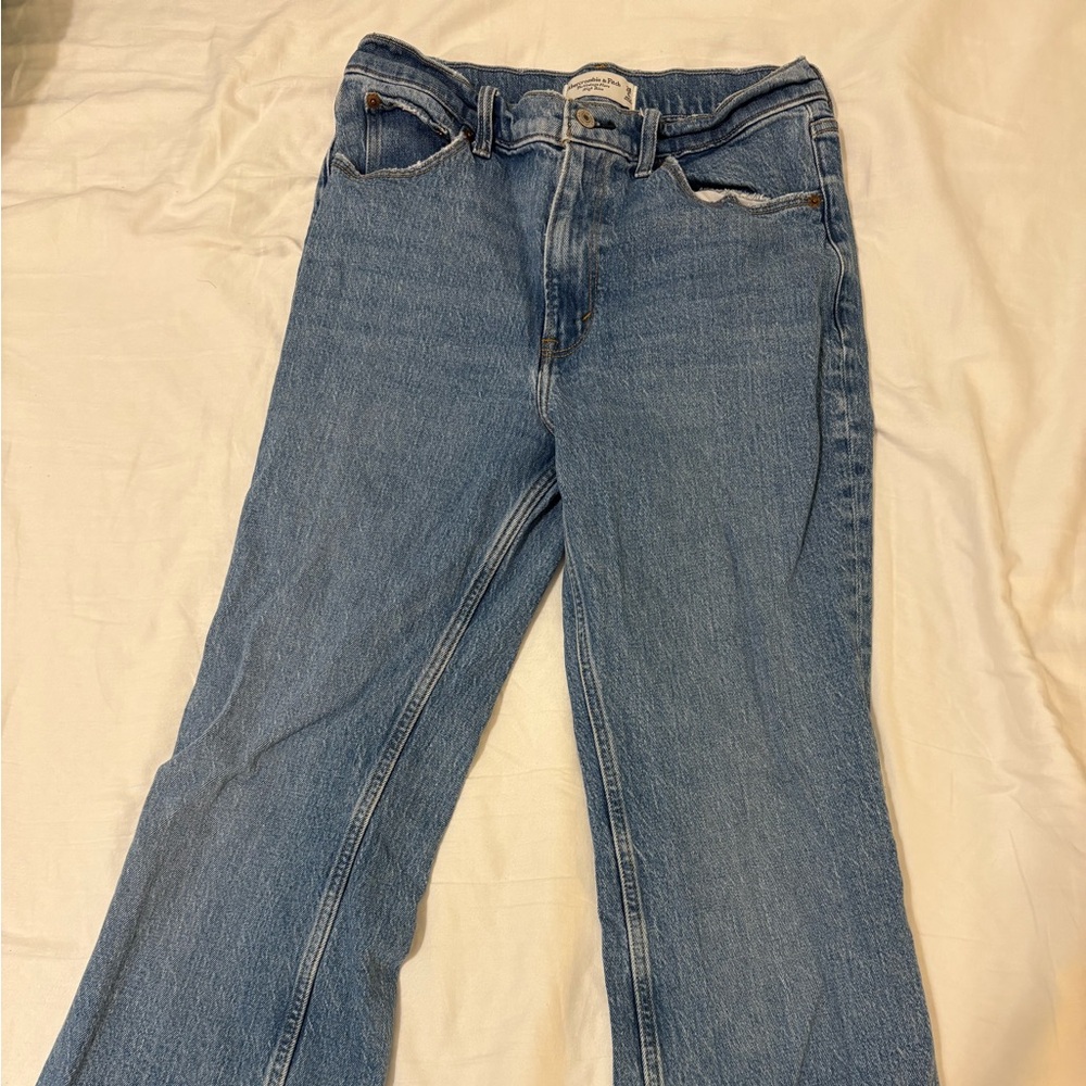 Abercrombie & Fitch Light Blue Flare Jeans